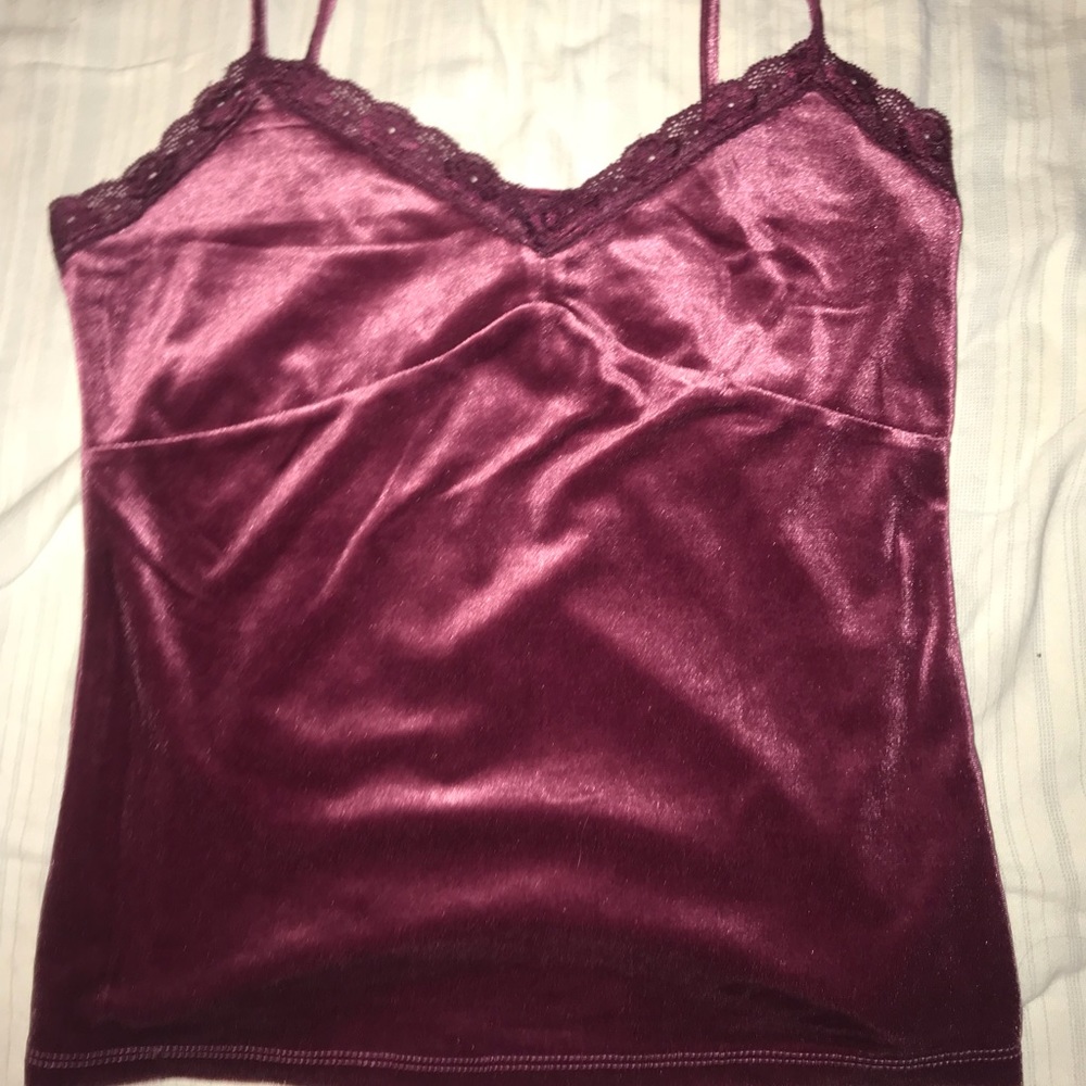 velvet tank top from aero never worn